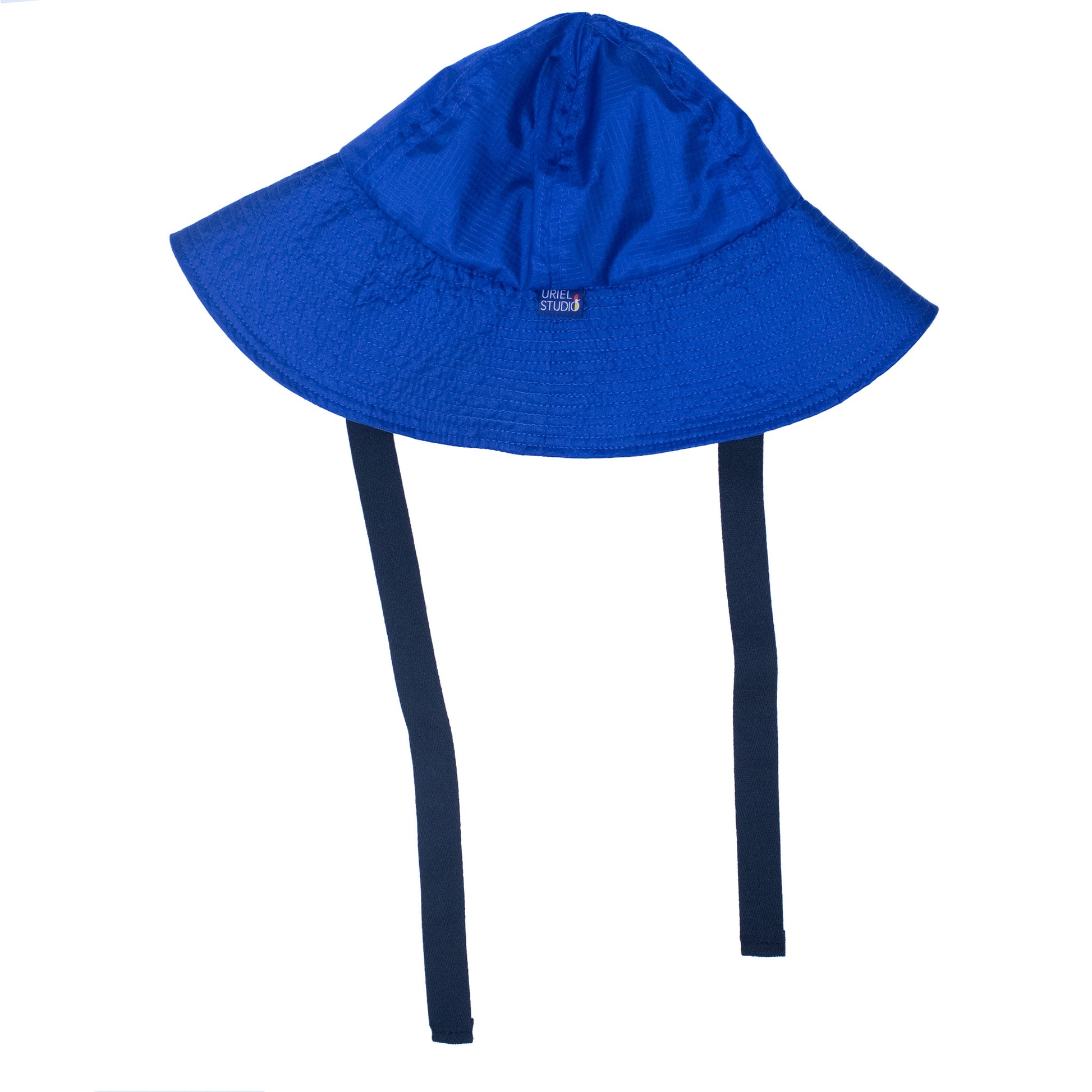 Round Bucket Hat In Royal Blue Ripstop - Uriel Studio