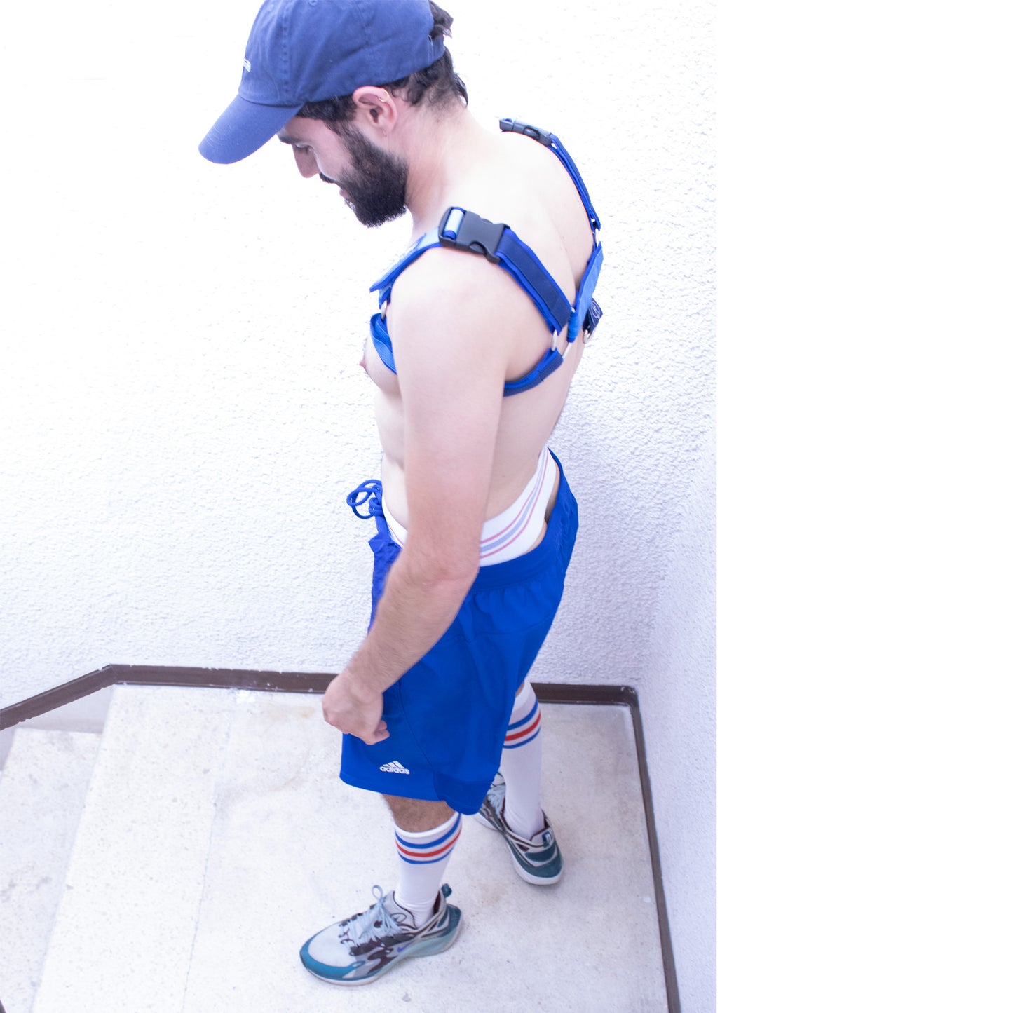 Restraint Sustainable Harness Cobalt Blue - Uriel Studio