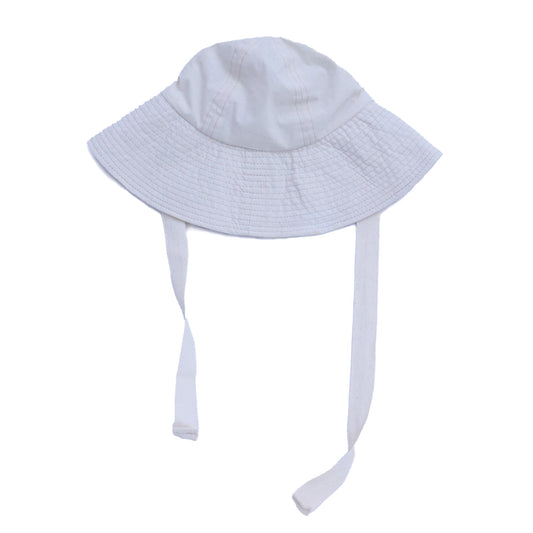 Round Bucket Hat In Natural cotton - Uriel Studio