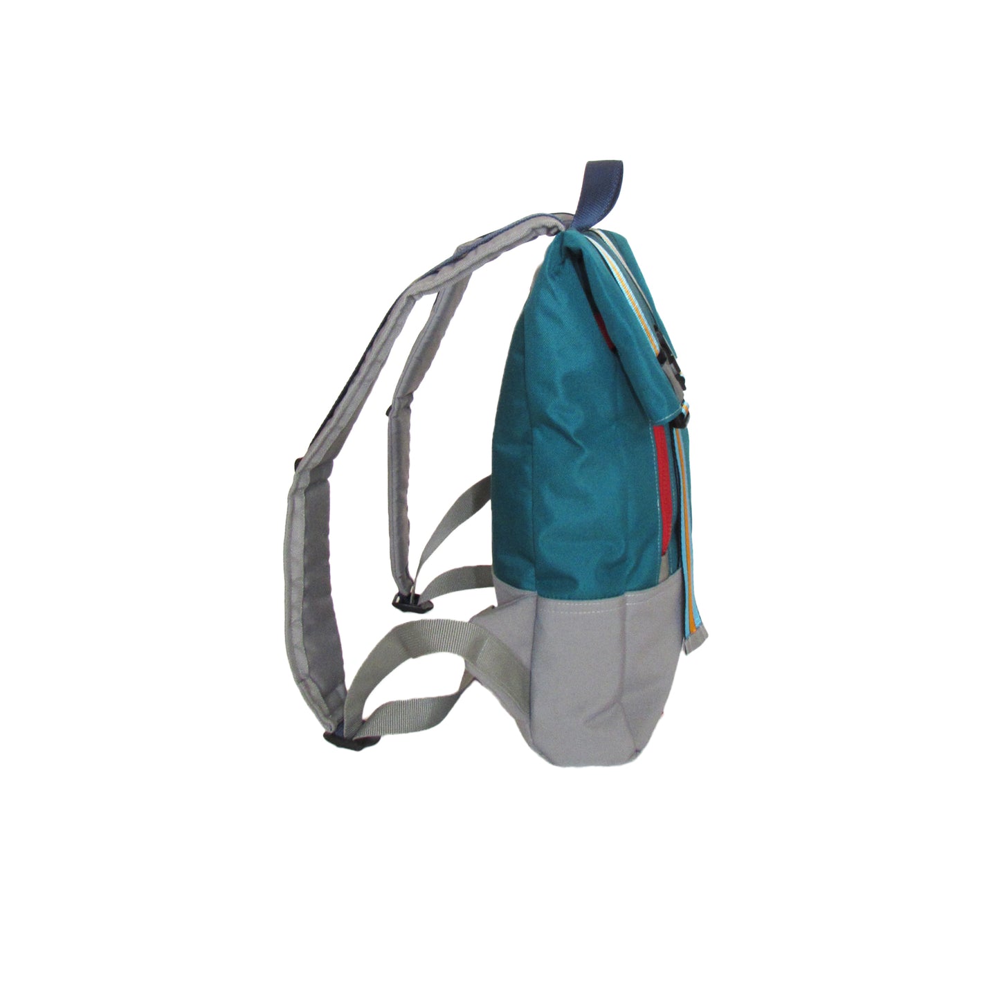 Suspender Backpack Aqua-Grey - Uriel Studio