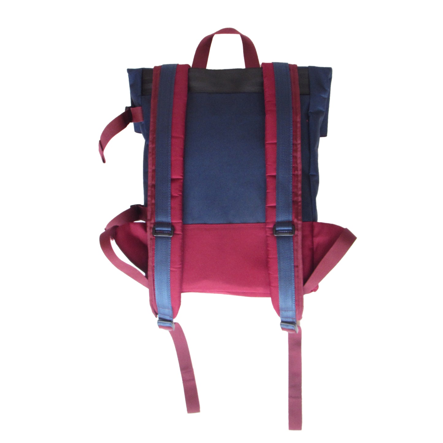 Suspender Backpack Navy-Burgundy - Uriel Studio