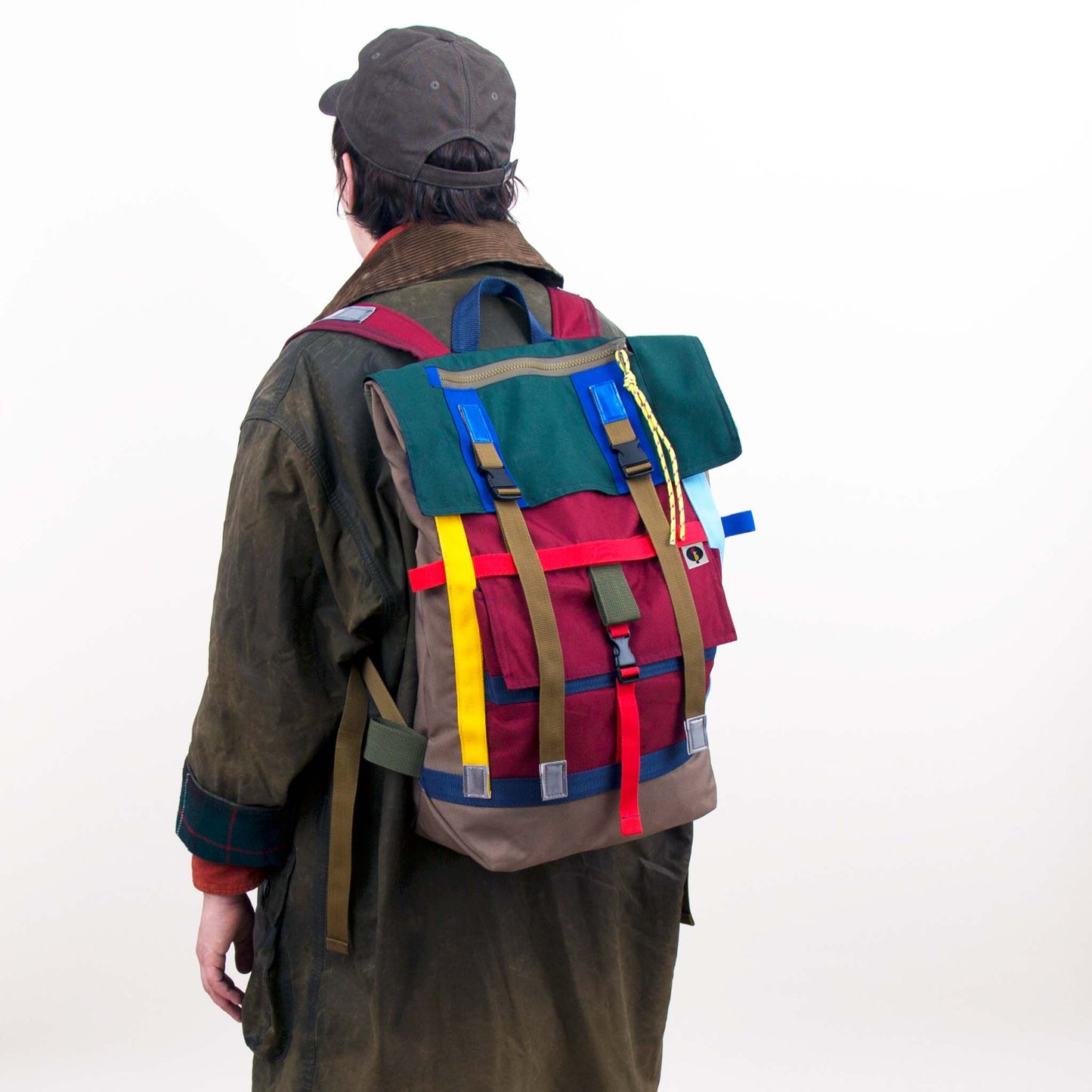 Totem Backpack Forest-Burgundy - Uriel Studio
