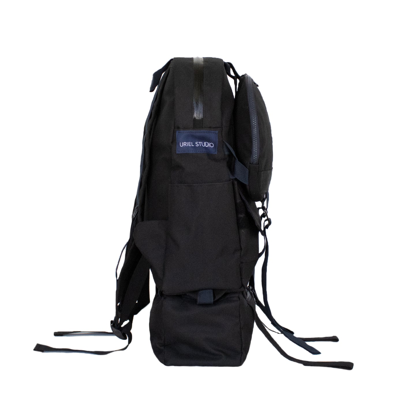 Triple Hill Top Backpack Black - Uriel Studio
