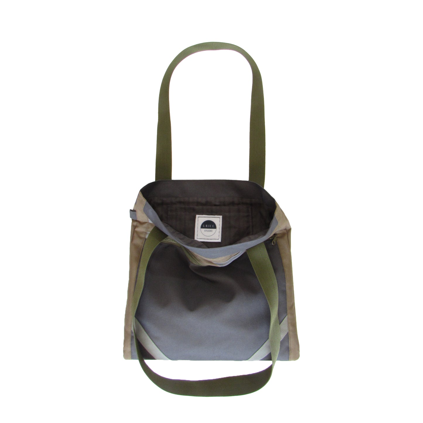 Wassily Tote Bag Dark Grey-Olive - Uriel Studio