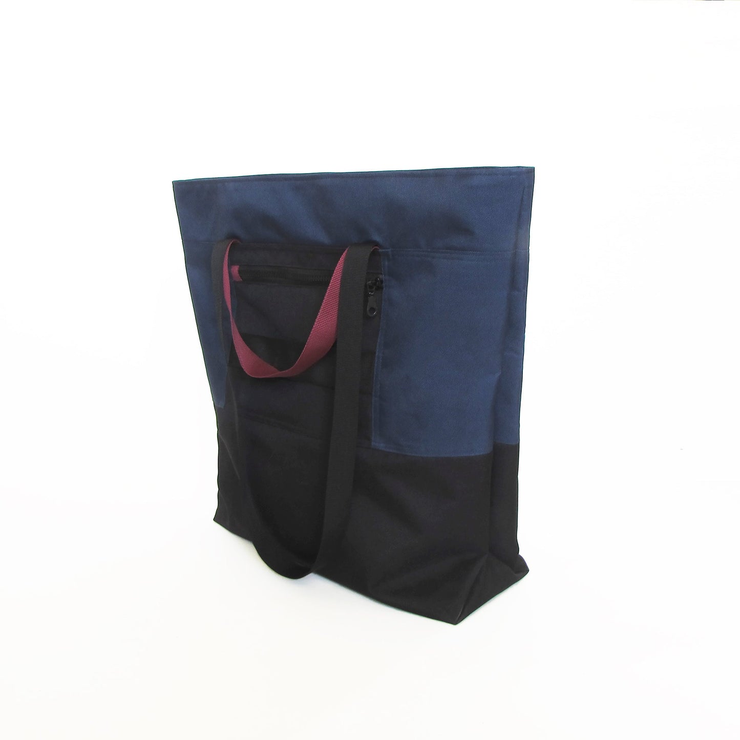 Cube Enlarged Shopper Navy-Black - Uriel Studio