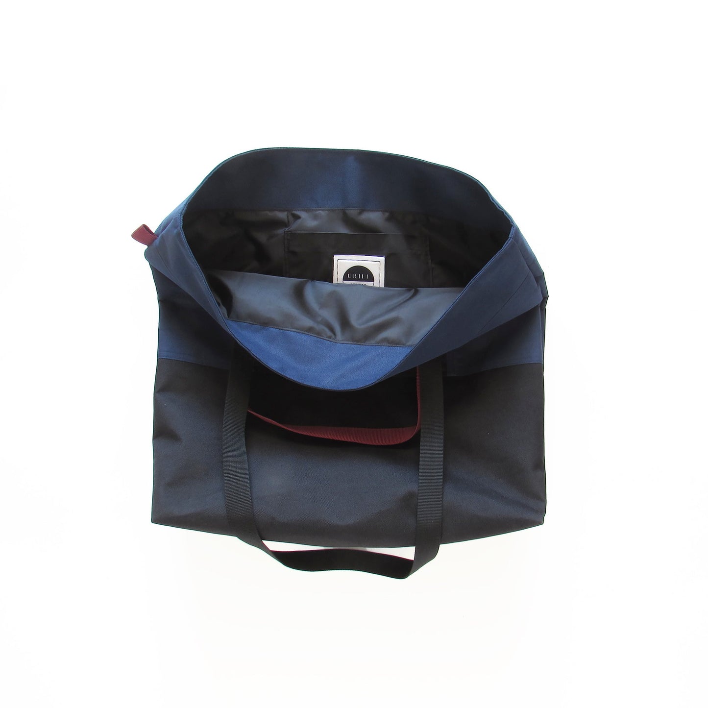 Cube Enlarged Shopper Navy-Black - Uriel Studio