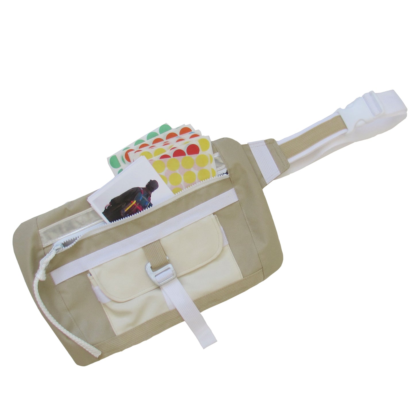 Mainlander Hip Pack Khaki / Cream - Uriel Studio