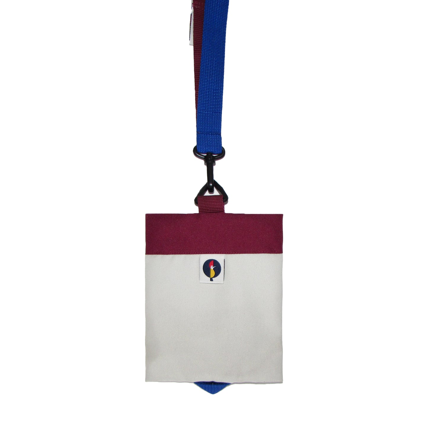 Passport Bag Ivory-Burgundy - Uriel Studio