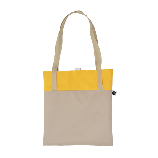 Editor Tote Bag Khaki- Yellow - Uriel Studio