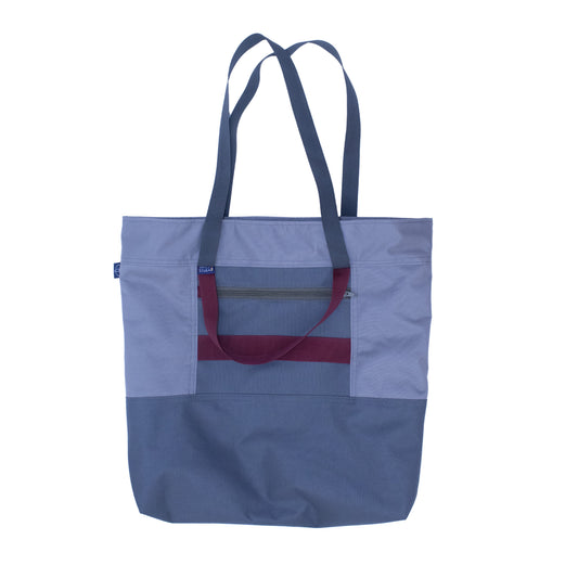Cube Enlarged Shopper Bag Grey - Uriel Studio
