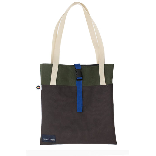 Editor Tote Bag Royal Brown- Olive - Uriel Studio