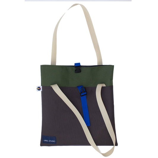 Editor Tote Bag Royal Brown- Olive - Uriel Studio