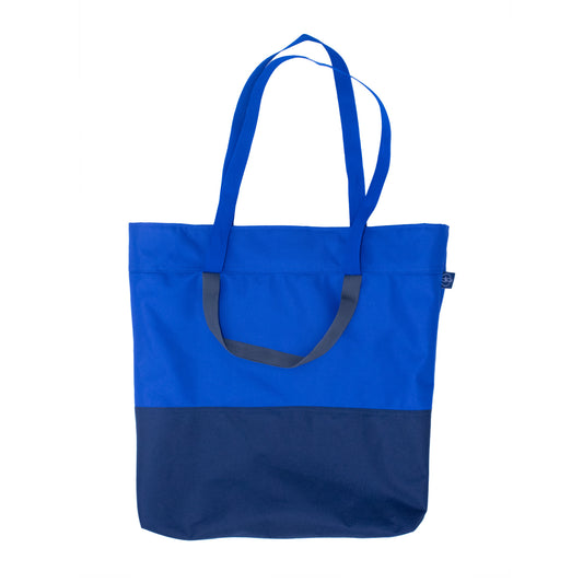 Cube Enlarged Shopper Bag Royal Blue- Navy - Uriel Studio