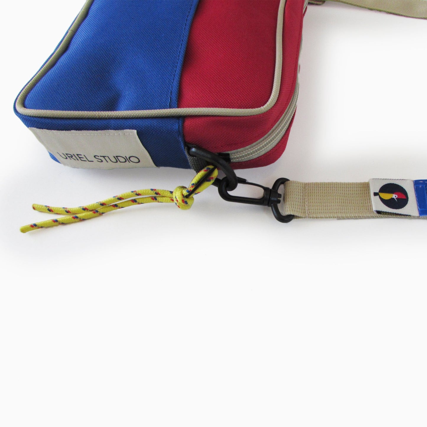 Accessories Brick Shoulder Bag Red-Blue - Uriel Studio