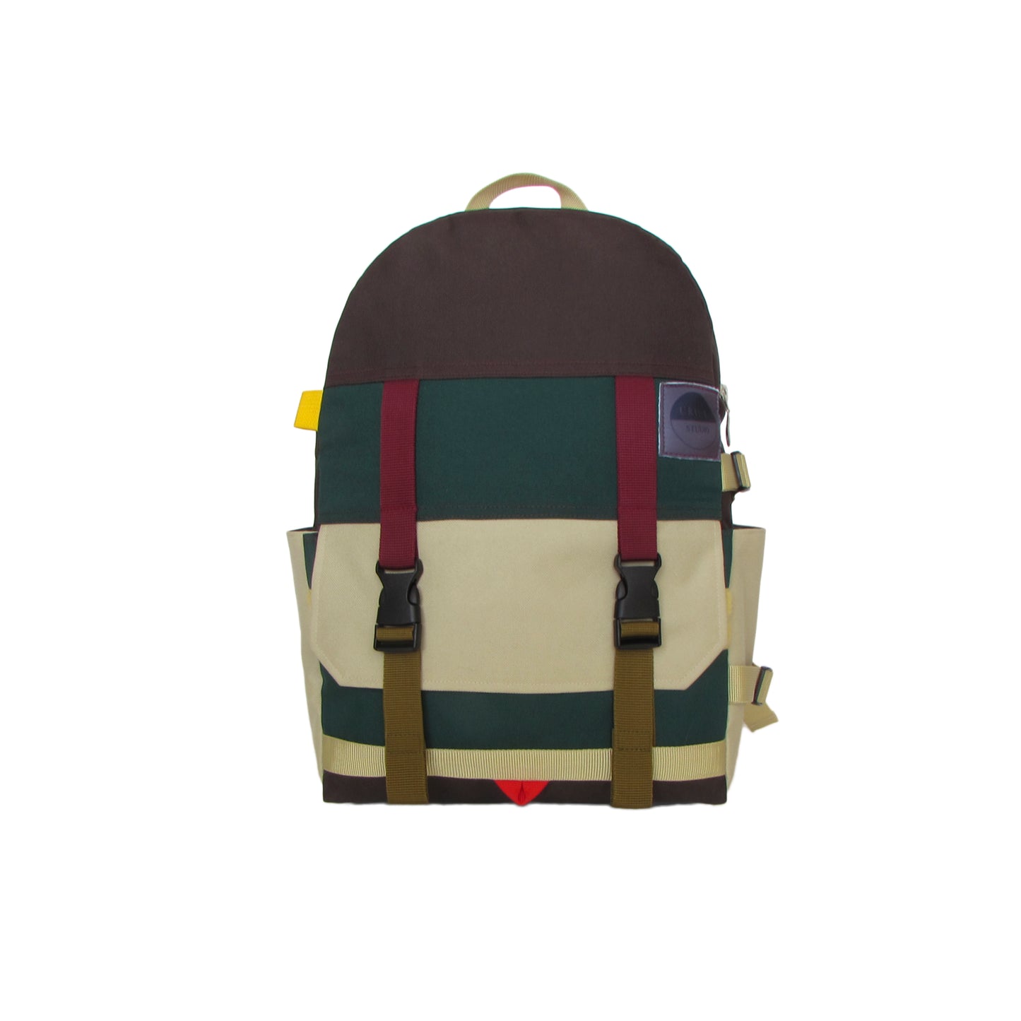 hilltop mini backpack Hill top Backpack Brown-Ivory – Uriel Studio