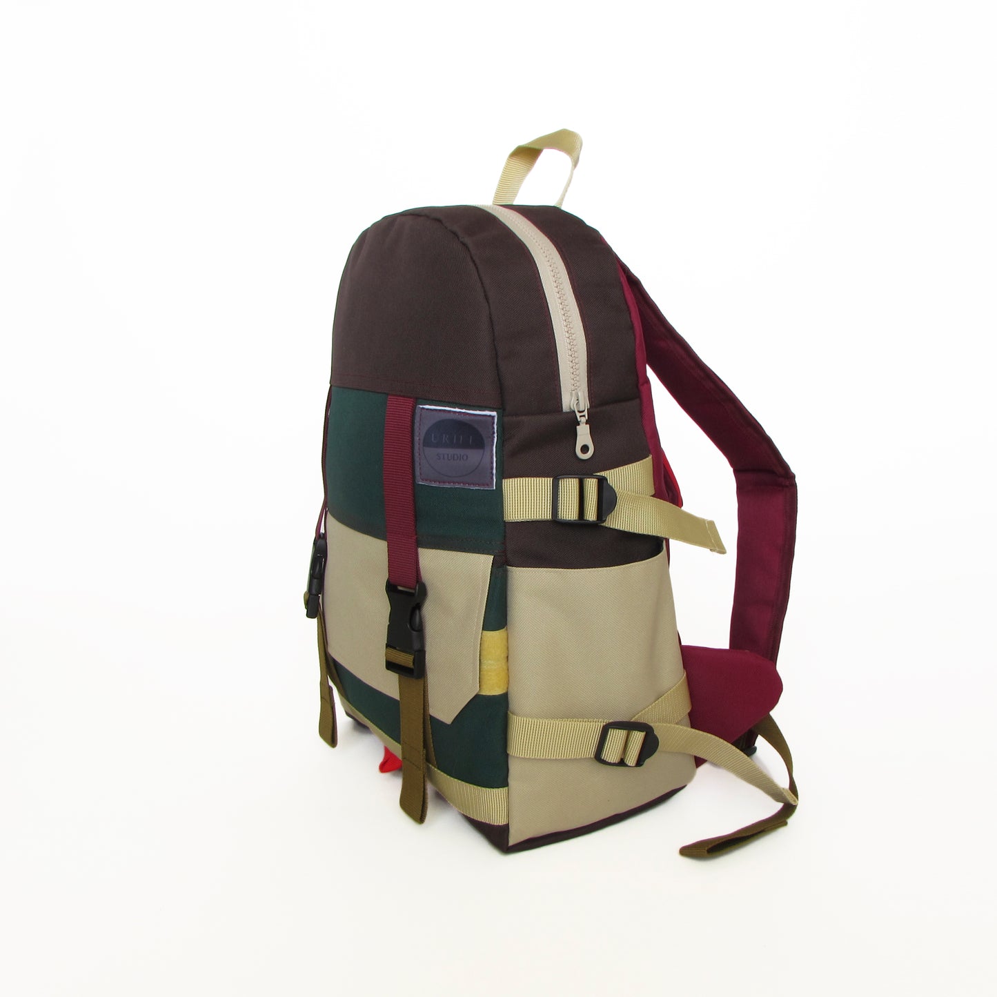 Hill top Backpack Brown-Ivory