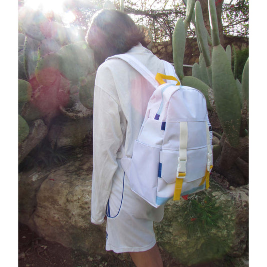 Hill Top Backpack Optic White - Uriel Studio