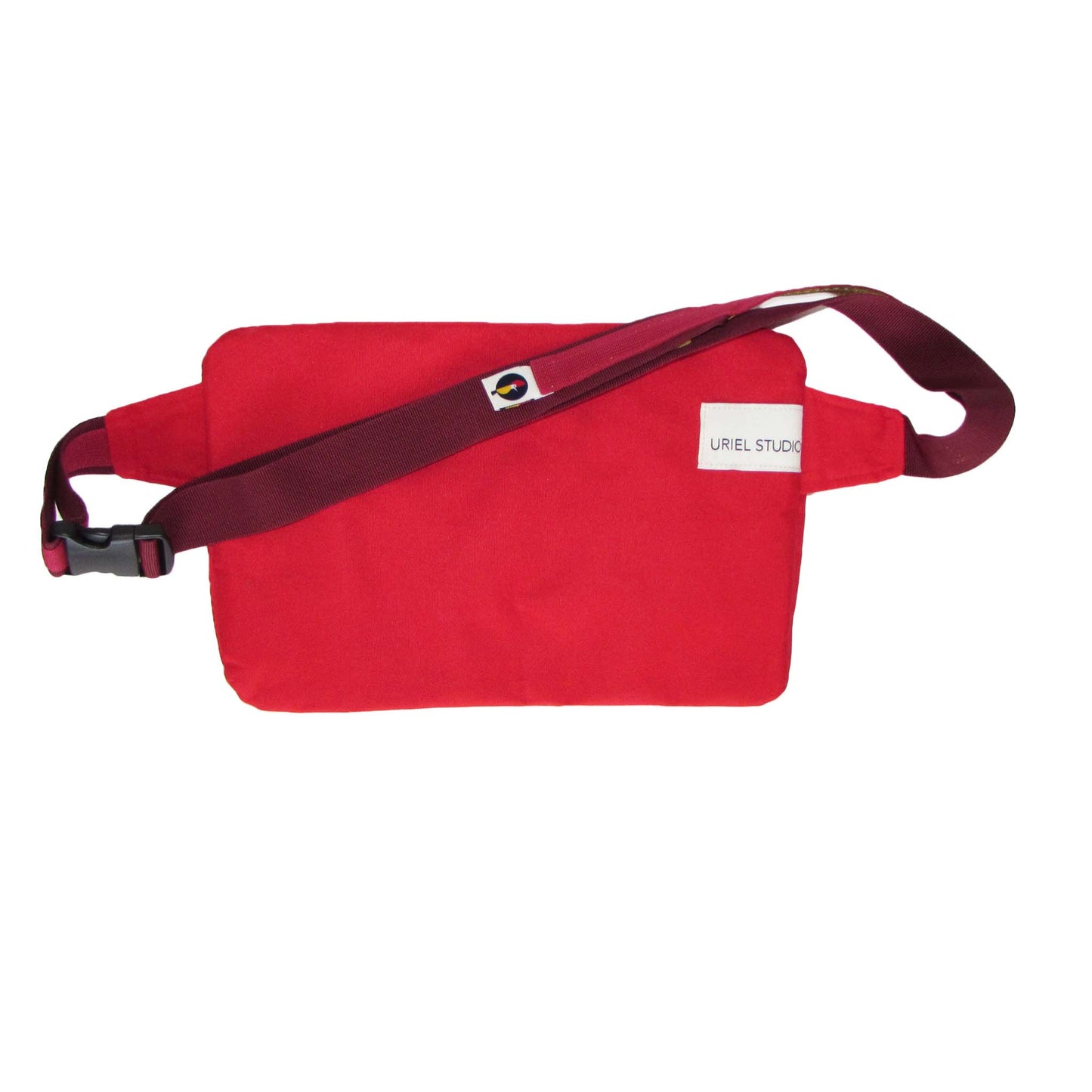 Mainlander Belt Bag Red-Burgundy - Uriel Studio