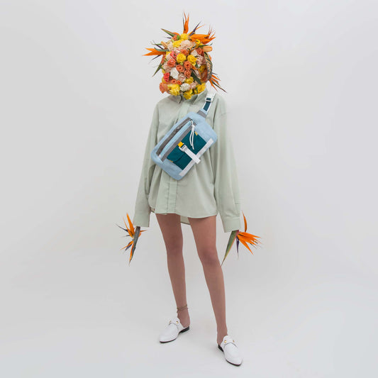 Mainlander Belt Bag Sky-Aqua - Uriel Studio