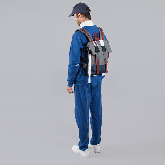Mount Sinai Backpack Grey / Navy - Uriel Studio