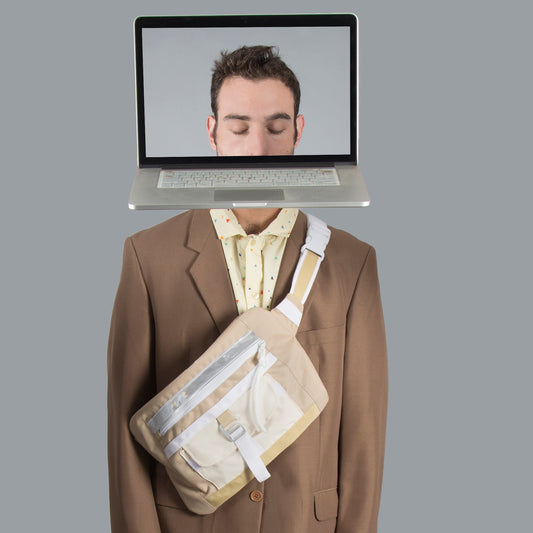 Mainlander Hip Pack Khaki / Cream - Uriel Studio