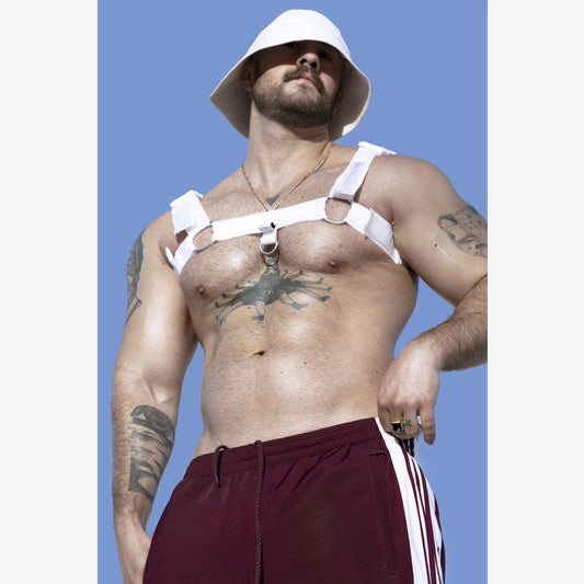 Restraint Sustainable Harness Optic White - Uriel Studio