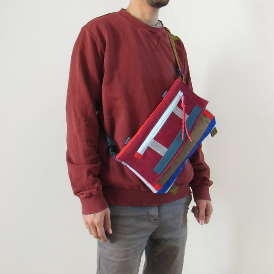 Rider Pack Burgundy-Olive - Uriel Studio