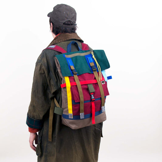 Totem Backpack Forest-Burgundy - Uriel Studio