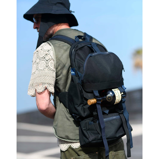 Triple Hill Top Backpack Black - Uriel Studio