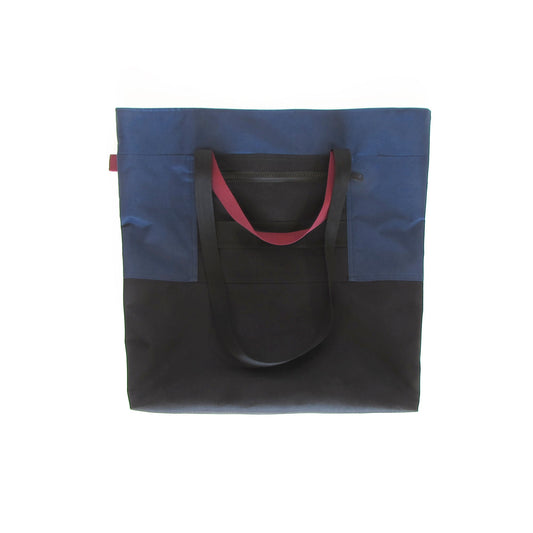 Cube Enlarged Shopper Navy-Black - Uriel Studio