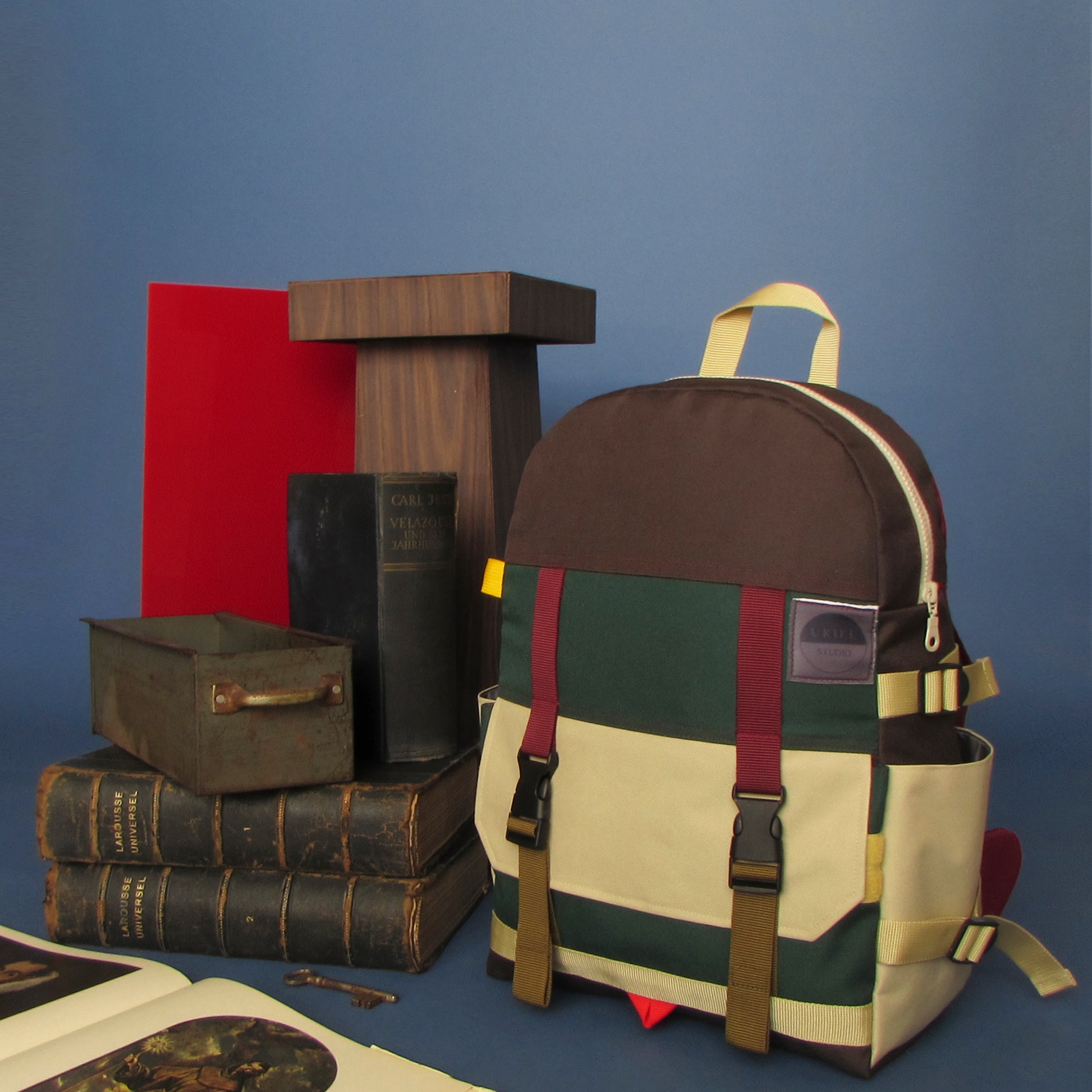 Hill top Backpack Brown / Ivory - Uriel Studio