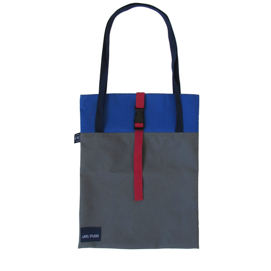 Editor Tote Bag Grey-Blue - Uriel Studio