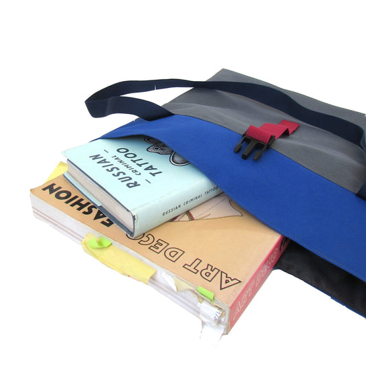 Editor Tote Bag Grey-Blue - Uriel Studio