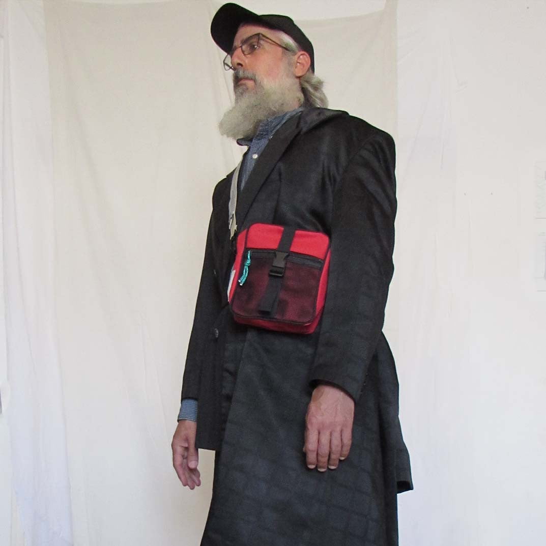 Accessories Cube Shoulder Bag Red - Uriel Studio