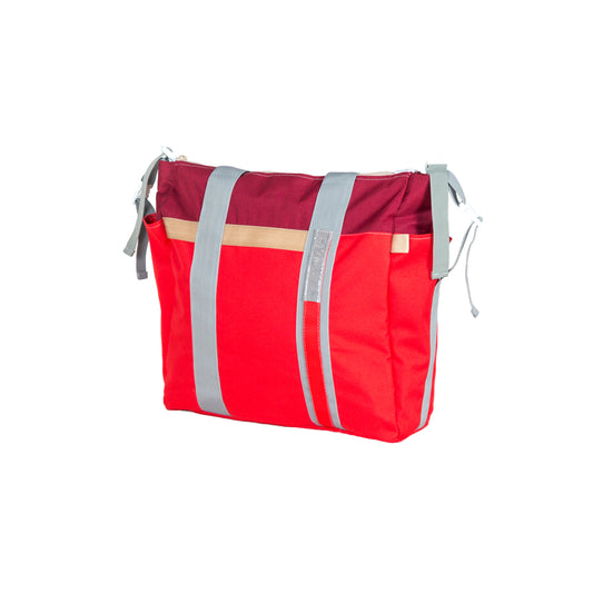 Triple Weekender Backpack Red-Burgundy - Uriel Studio