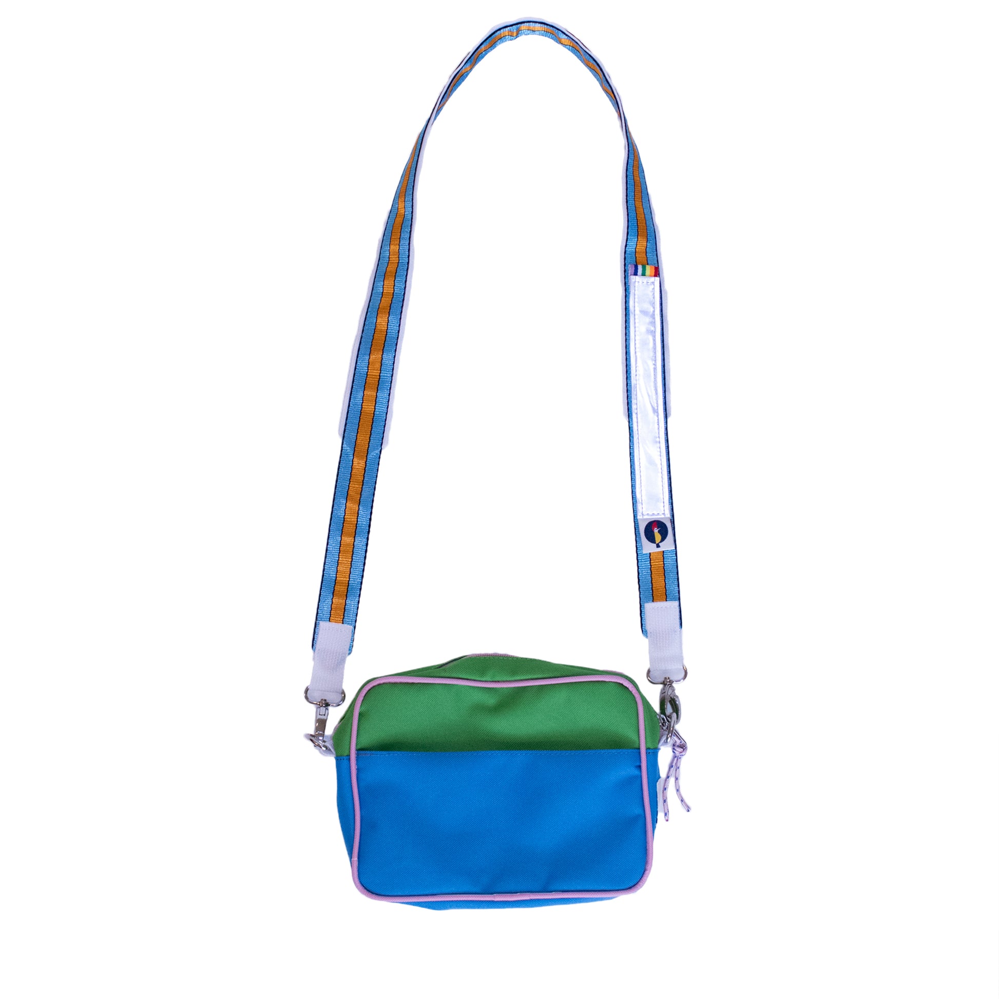 Brick Crossbody Bag Green-Blue